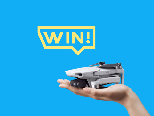 win een dji drone